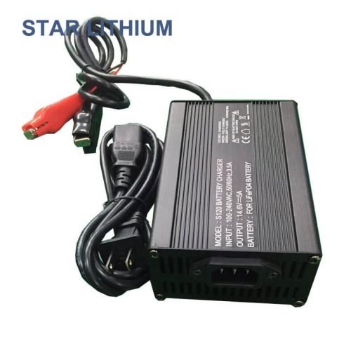 14.6V 5A LiFePO4 battery charger