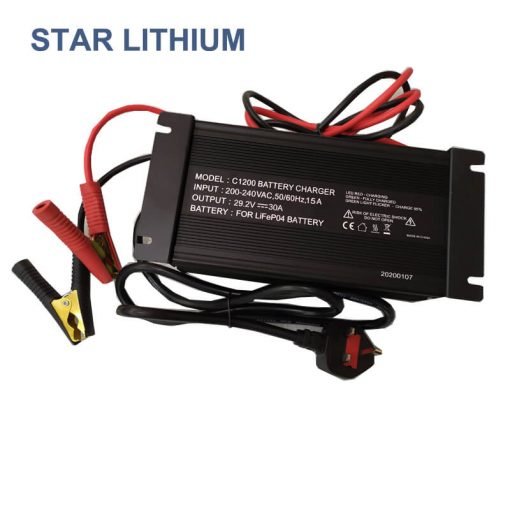 29.2V 20A LiFePO4 battery charger